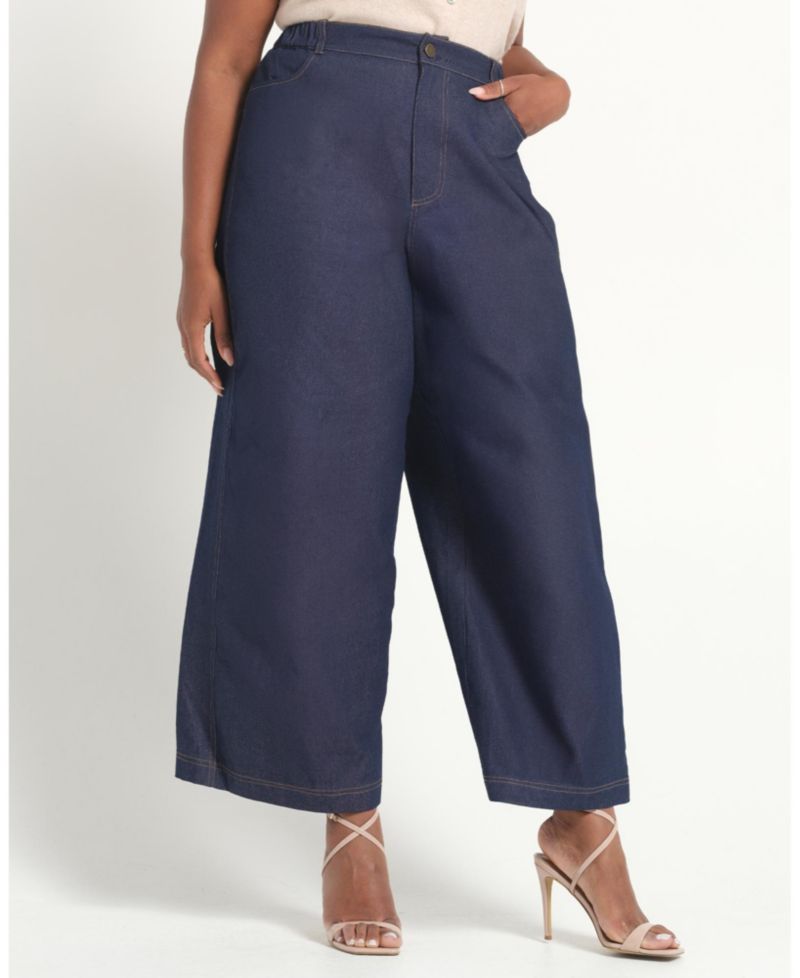 Women's Dakota High Rise Wide-Leg Denim Jean