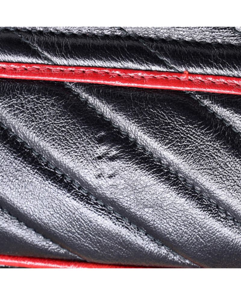 Super Mini GG Marmont Flap Bag Diagonal Quilted Leather