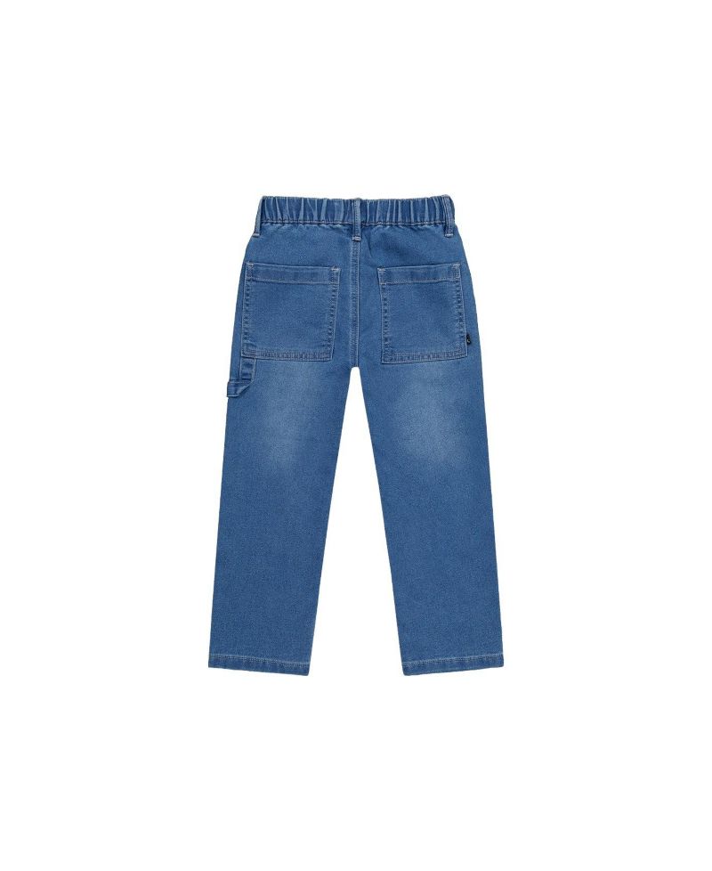 Little and Big Boy (6-12) French Terry Denim Pants