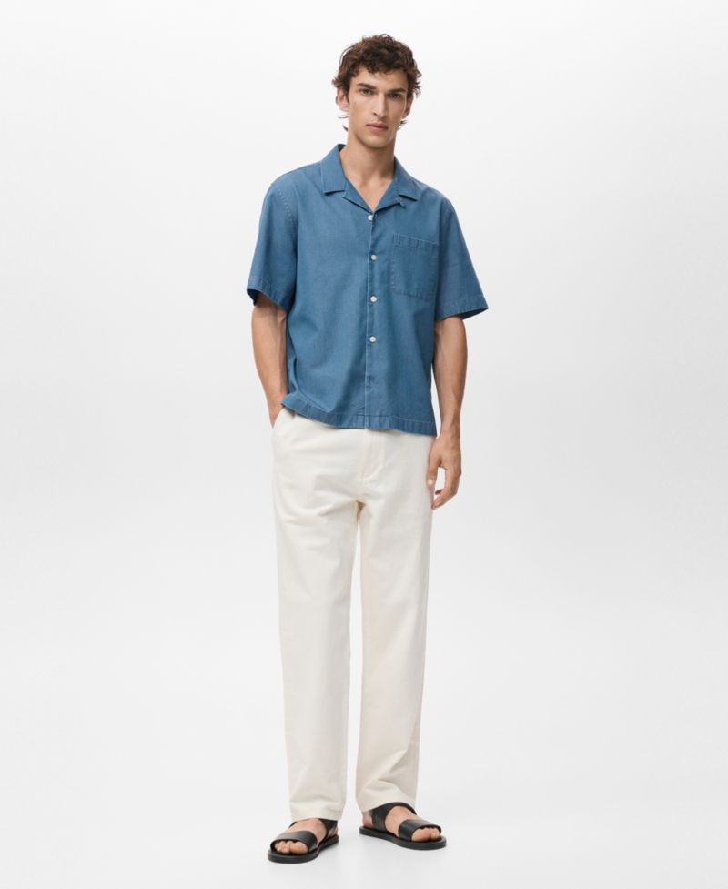 Men's Cotton Denim Shirt