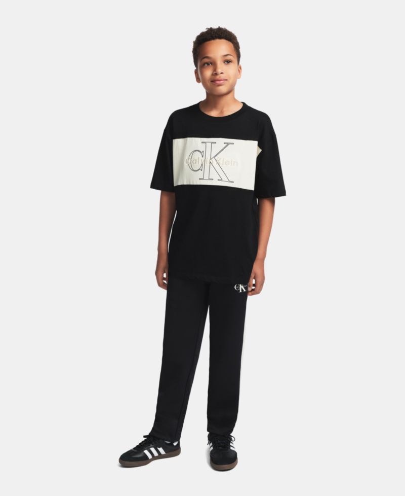Boys' 8-20 Embroidered Short-Sleeve T-Shirt