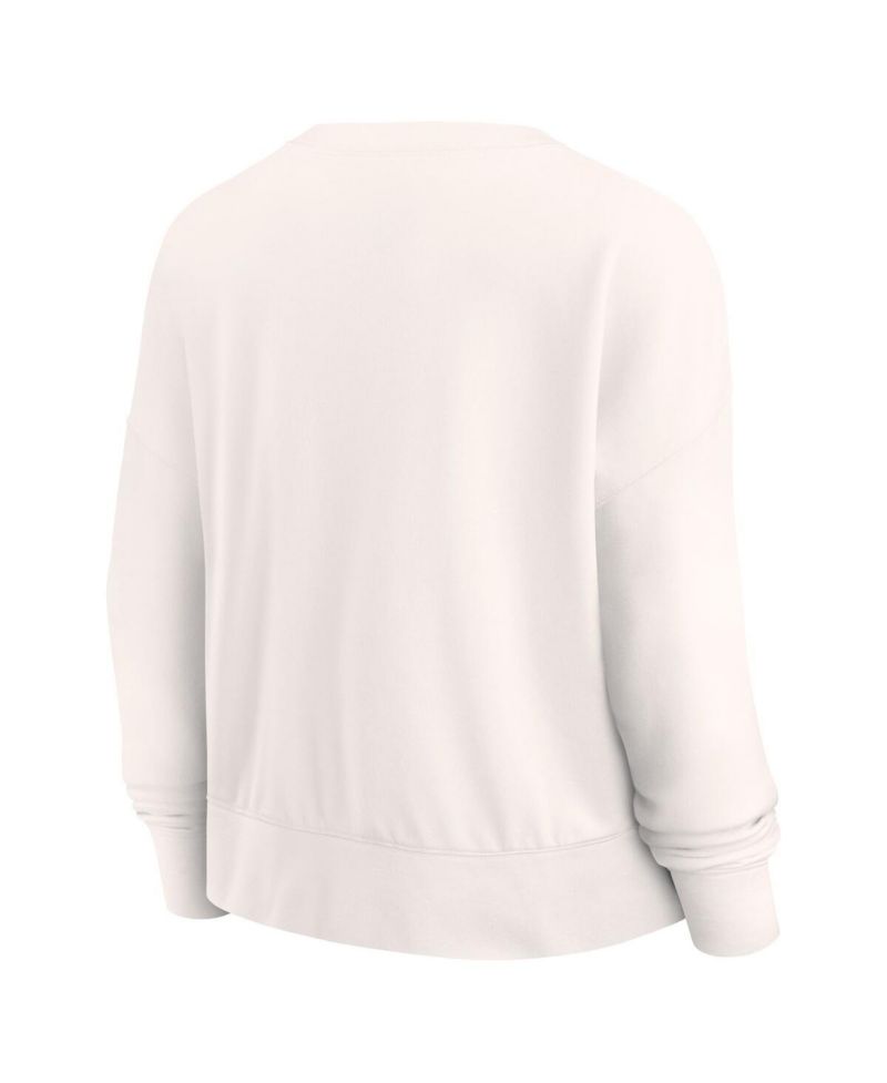 Women's Cream Phoenix Suns Close the Game Pullover Sweatshirt