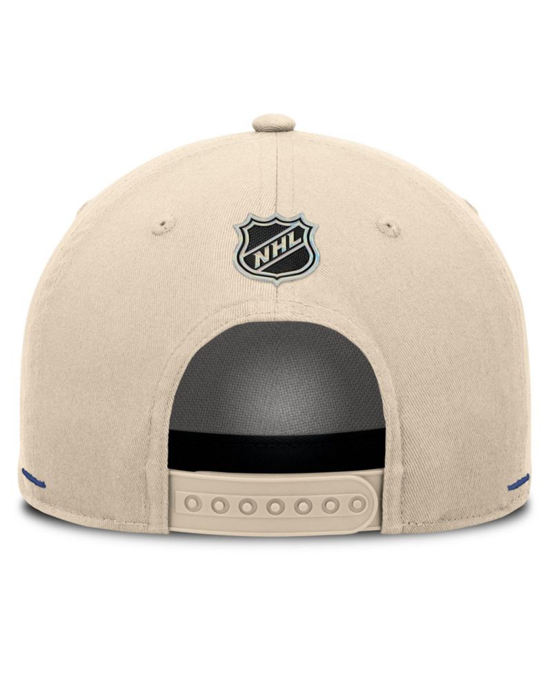 Men's Cream Edmonton Oilers Alternate Authentic Pro Rink A-Frame Adjustable Hat