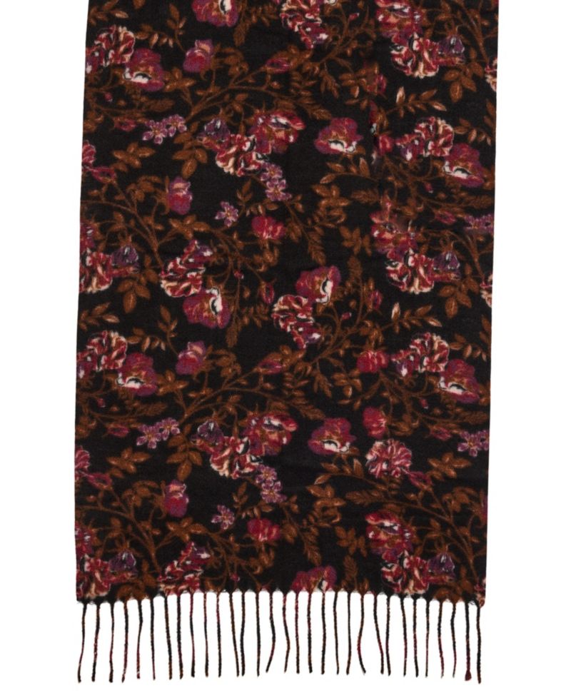 Floral Printed Midweight Scarf