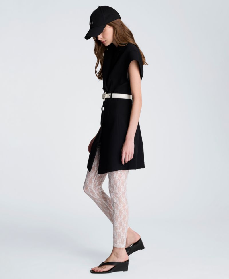 Women's Drop Shoulder Trench Mini Dress