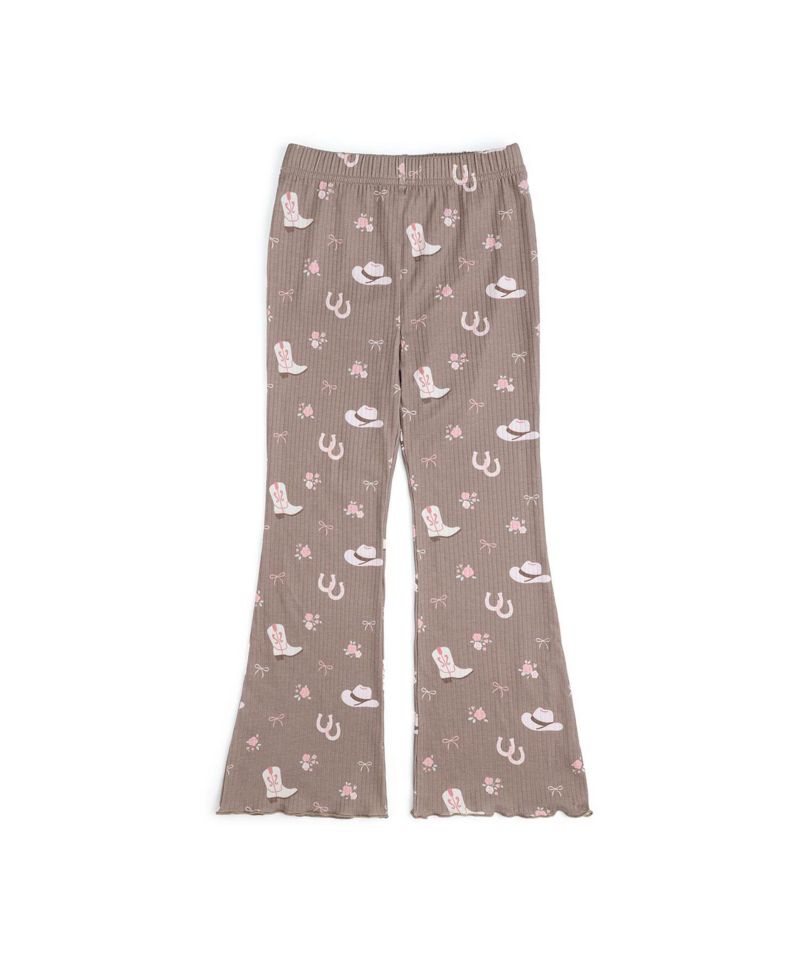 Big Girls Girls(10-12) Howdy Darling Western Flare Legging