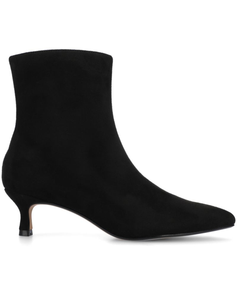 Women's Arely Kitten Heel Pointed Toe Dress Booties