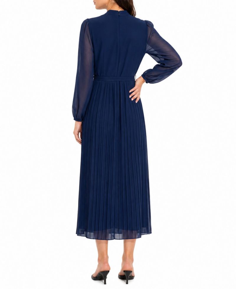 Women's Adira A-Line Mock Neck Long Sleeve Dress