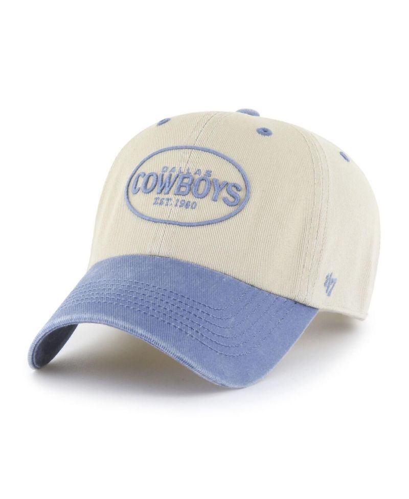 Men's Khaki Dallas Cowboys Breaking Trail Clean Up Adjustable Hat