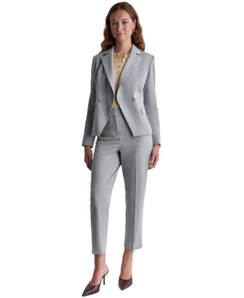 Women's Double-Breasted Notch Collar Blazer