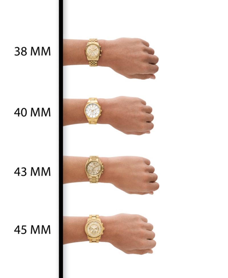 Men's Slim Runway Three-Hand Two-Tone Stainless Steel Watch 44mm