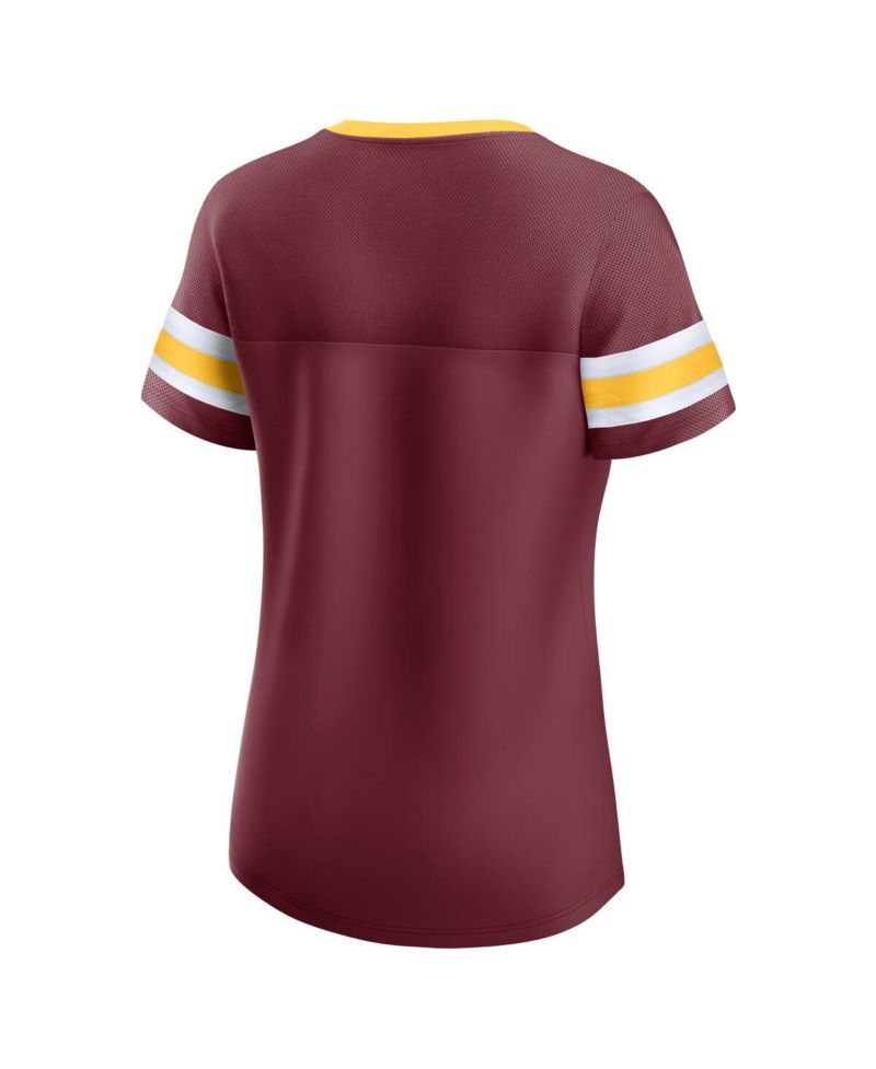Women's Maroon Minnesota Golden Gophers Iconic Athena Lace-Up T-Shirt