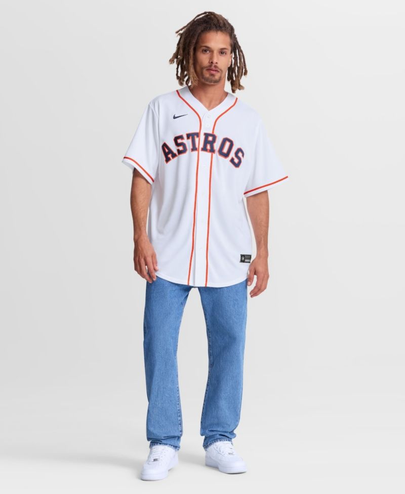 Men's White Houston Astros Home Replica Jersey