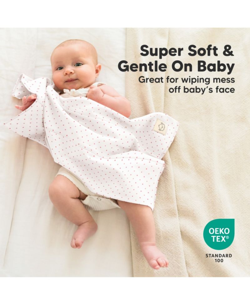6pk Shea Baby Burp Cloths for Baby Boys and Girls, Burping Cloths for Babies, Newborn