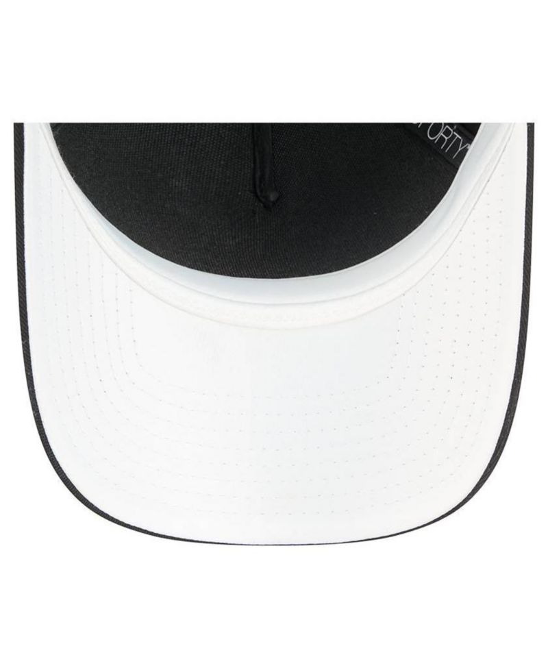 Women's Black San Francisco Giants Metallic A-Frame 9FORTY Adjustable Hat