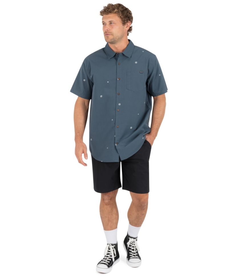 Men's Dobby Short-Sleeve Shirt
