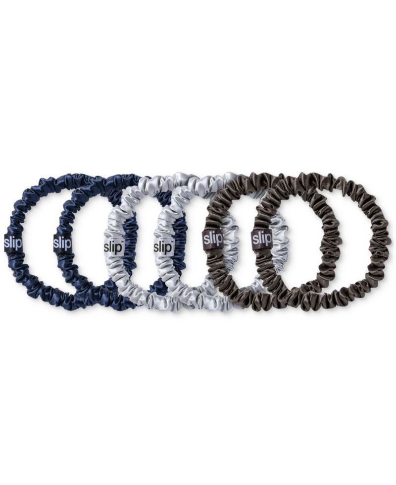 6-Pc. Pure Silk Skinny Scrunchies Set
