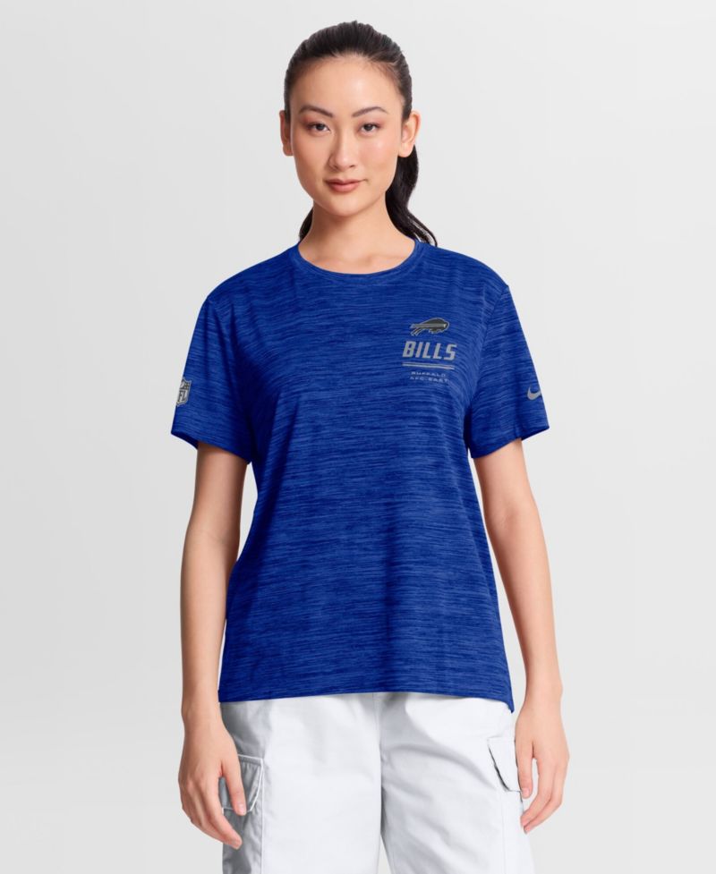 Women's Royal Buffalo Bills Sideline Velocity Dri-FIT T-Shirt