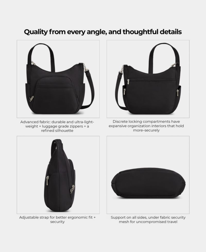 Anti-Theft Classic Crossbody Bucket Bag
