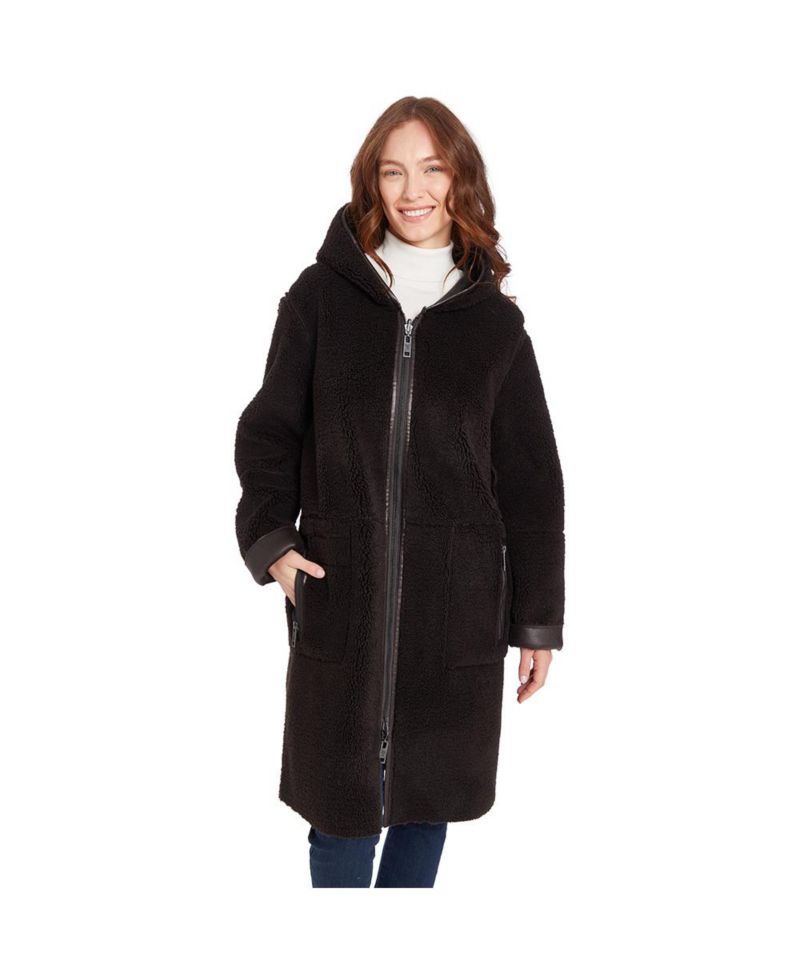 Women's Mariah Reversible Faux Shearling Coat