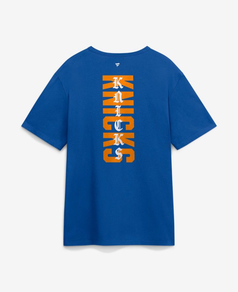 Men's Blue New York Knicks NY Forever Legacy Cotton T-Shirt