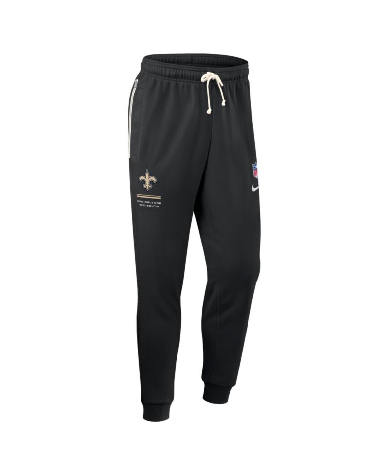 Men's Black New Orleans Saints Sideline Standard Issue Dri-FIT Taper Pants