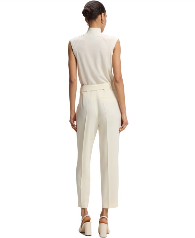 BOSS by Women's Japanese Crepe Tapered-Fit Pants
