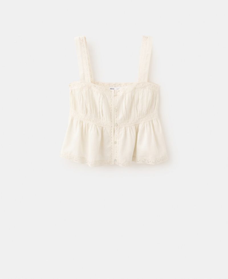 Women's Cotton Lace Top