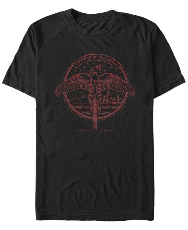 Harry Potter Men's The Order of The Phoenix Deathly Hallows Short Sleeve T-Shirt