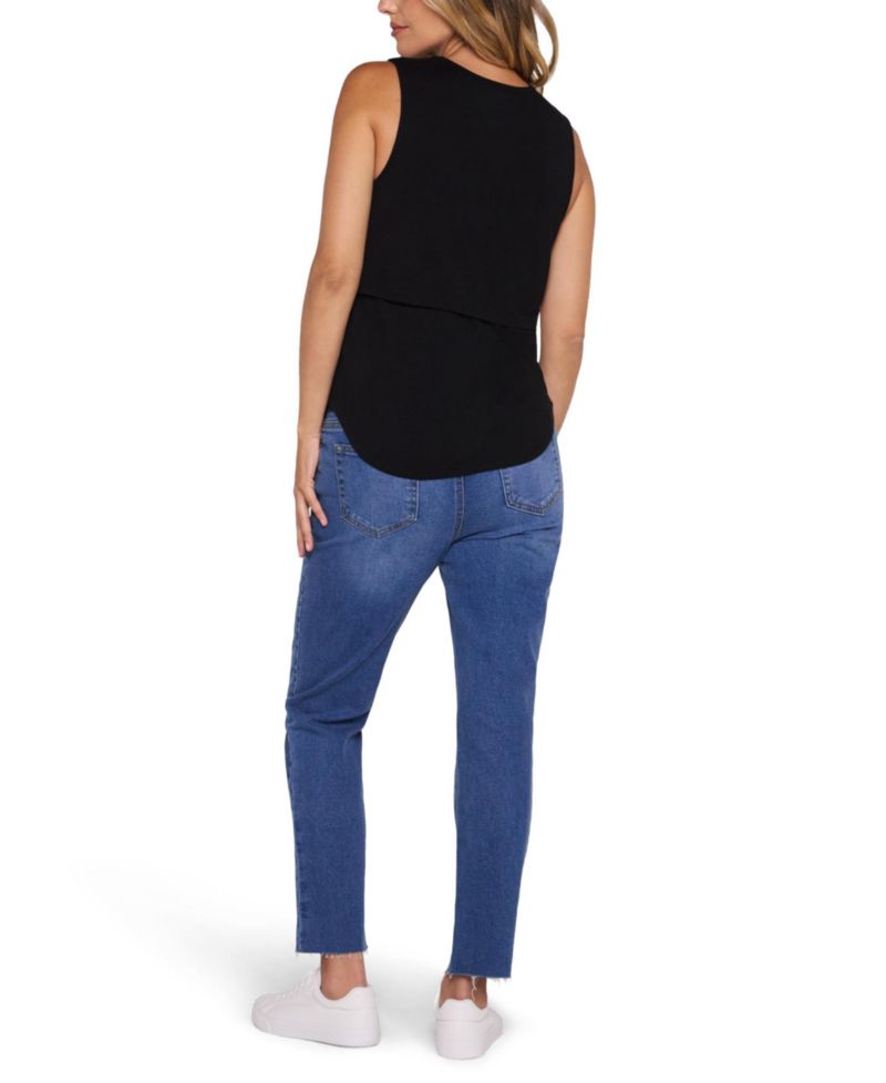 Women's Motherhood Sleeveless Nursing Top