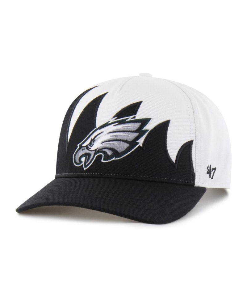 Men's White Philadelphia Eagles Jagged Hitch Adjustable Hat