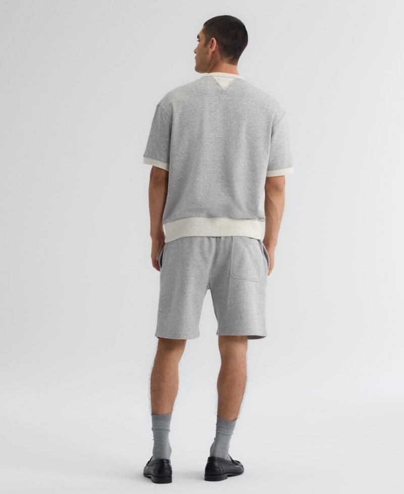 Men's New York Yankees Iconic Terry Relaxed-Fit Pull-On Sweat Shorts, 8.25" Inseam
