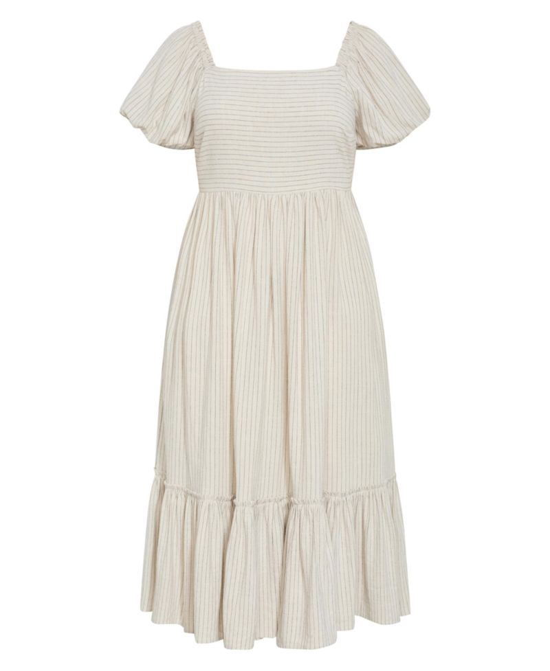 Plus Size Simone Mini Stripe Midi Dress
