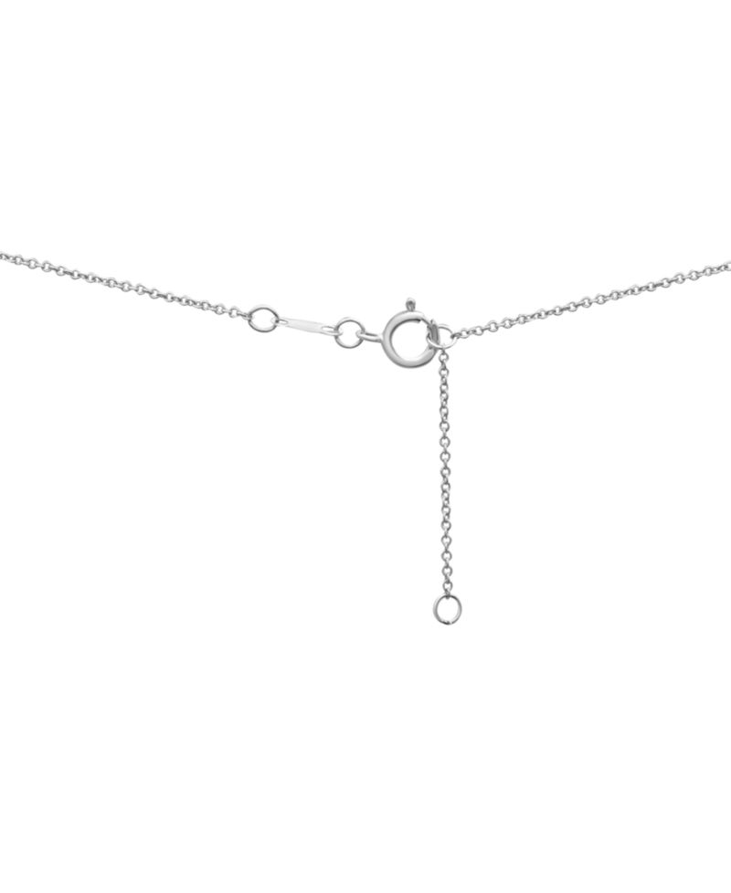 Diamond Vertical Line Lariat Necklace (1/3 ct. t.w.) in 10k White Gold, 17" + 1" extender