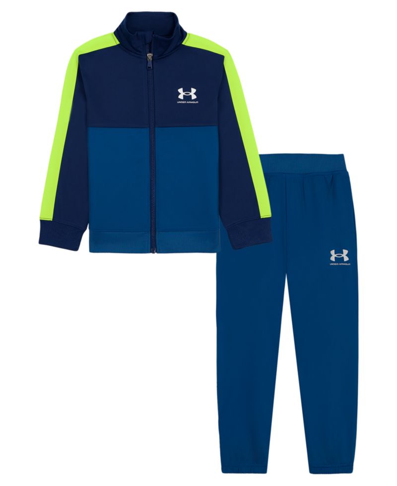 Boys' 4-7 Rival Color-Block Zip-Up Long-Sleeve Jacket and Pants, 2-Piece Set