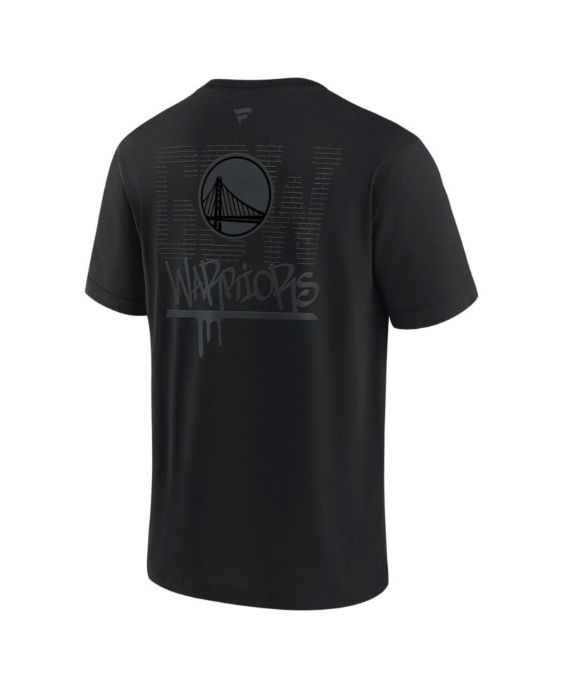 Men's Golden State Warriors Blackout Heavyweight T-Shirt