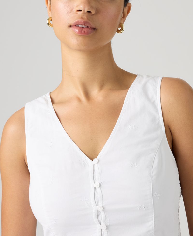 Plus Size Teagan V-Neck Sleeveless Blouse