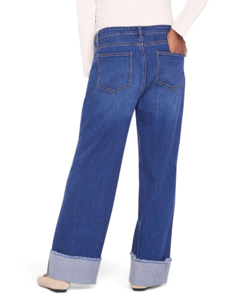 Maternity Under-the-Belly Wide-Leg Jeans