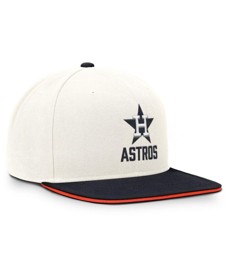 Men's Cream/Navy Houston Astros Cooperstown Pro Dri-FIT Snapback Hat