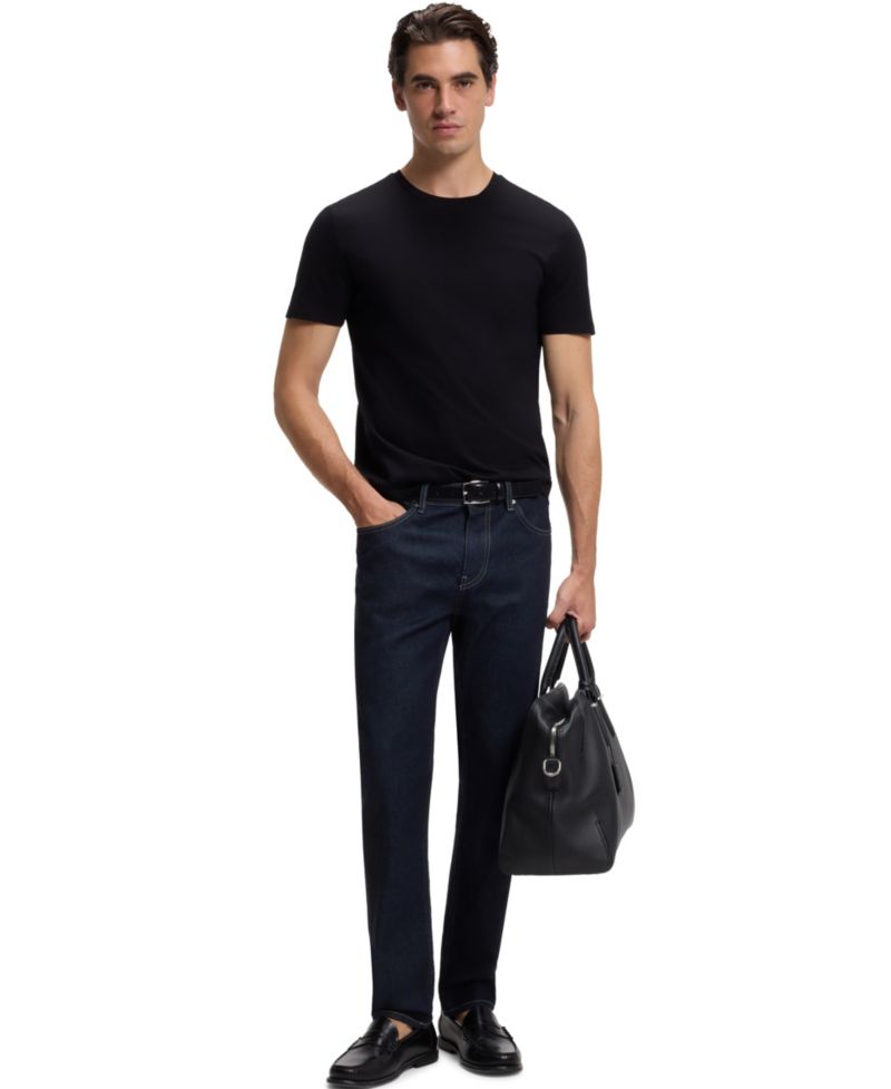 Men's Slim-Fit Mercerized-Cotton T-shirt