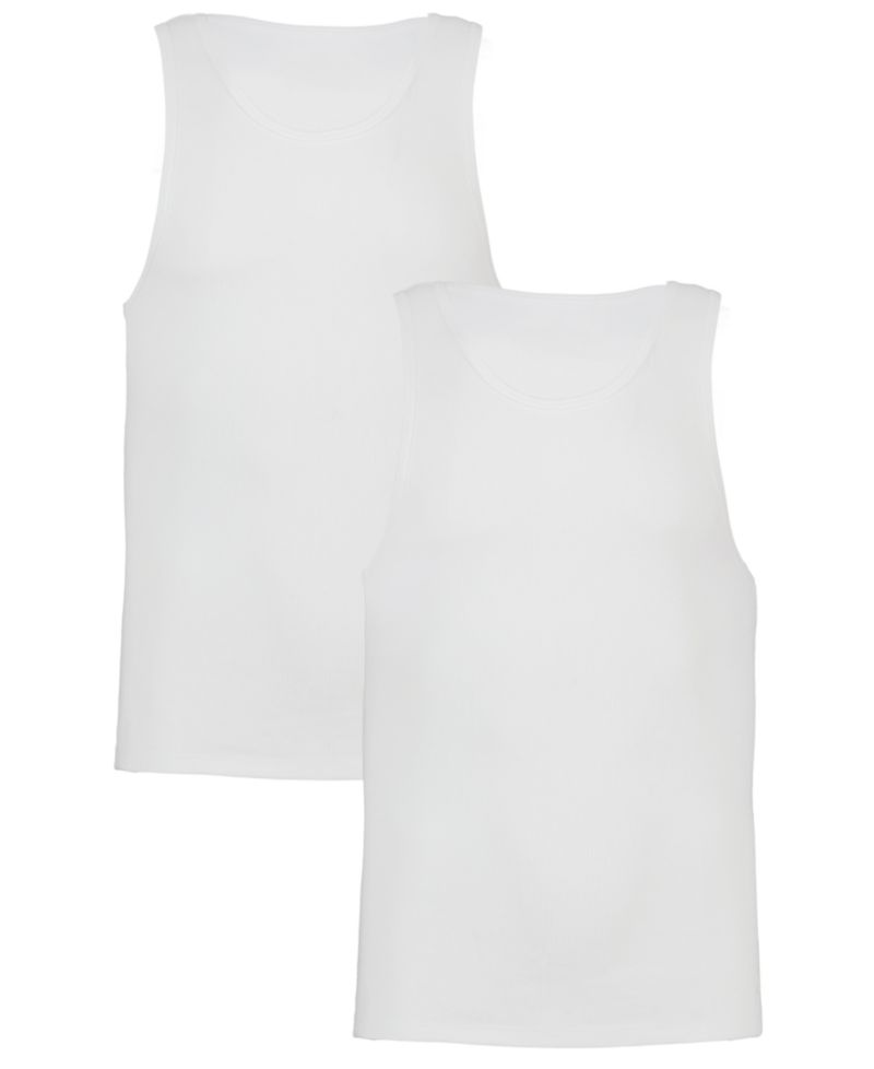 Men's 2pk. Ribbed Performance Tank Tops