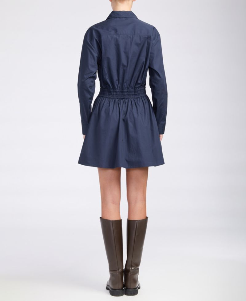 Women's Valen Long-Sleeve Collared Fit & Flare Shirt Dress