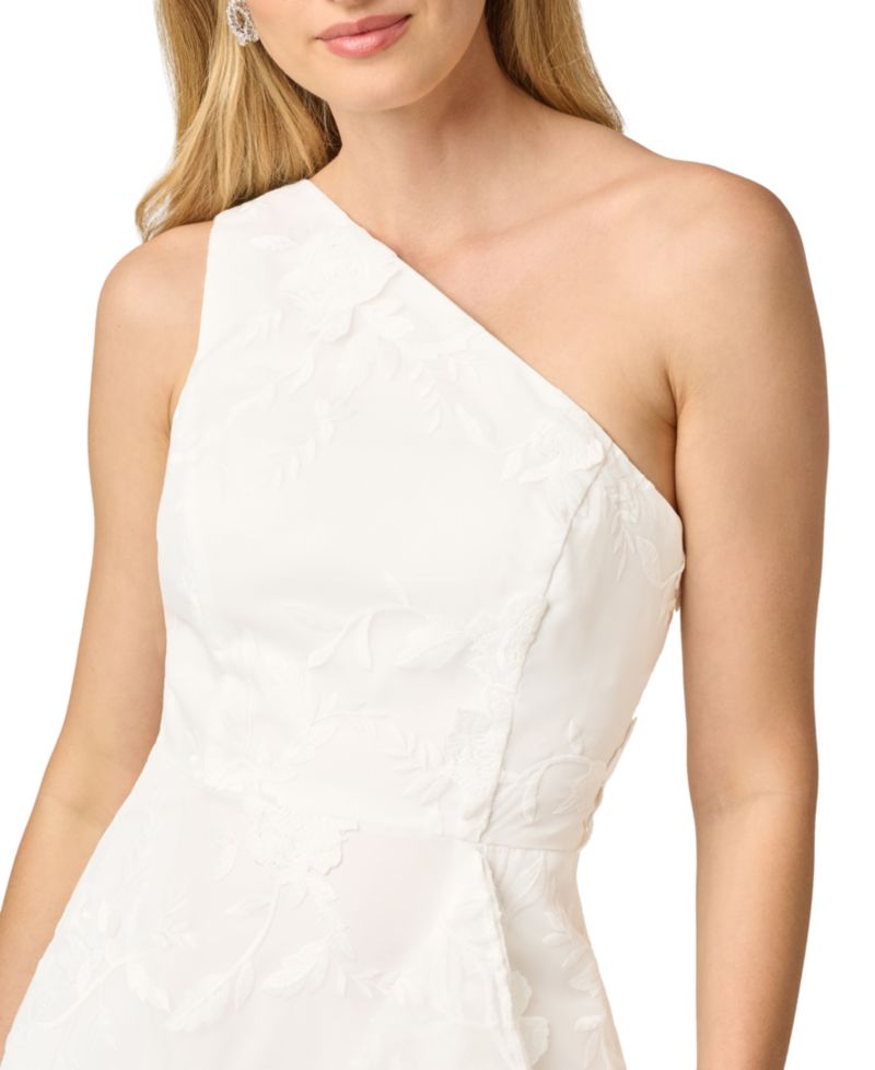 Women's Embroidered Ruffle Gown