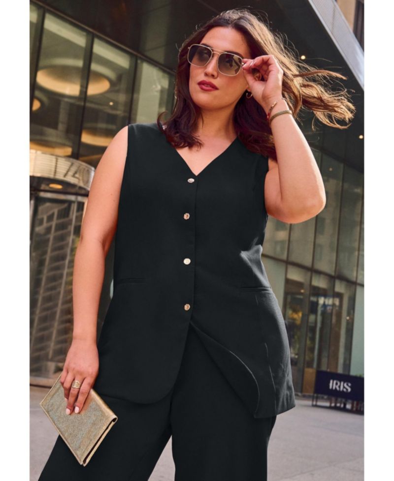 Women's Button Front Vest