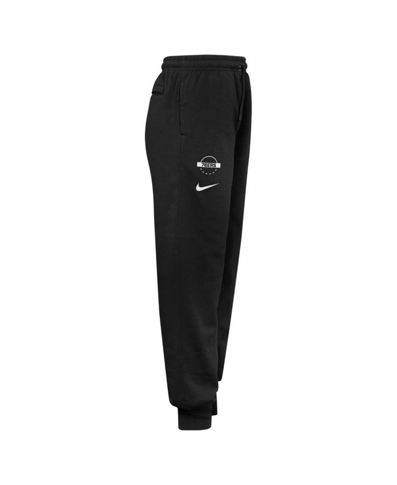 Big Boys and Girls Black Philadelphia 76ers Club Fleece Practice Jogger Pants