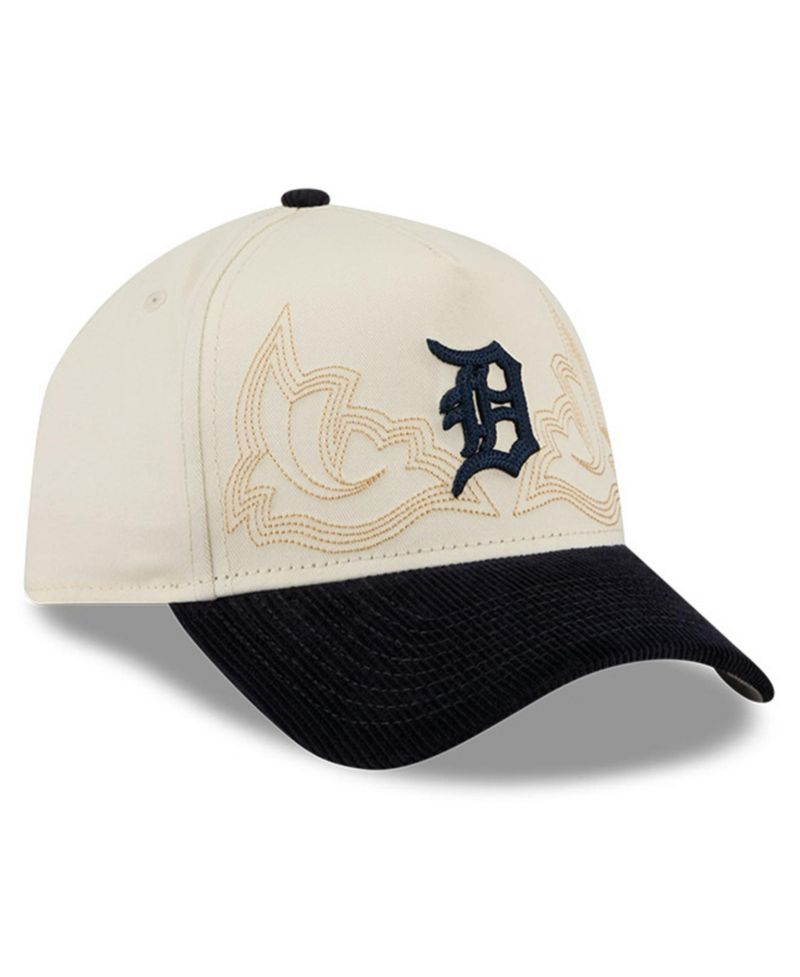 Men's Stone Detroit Tigers Western Stitch 9FORTY A-Frame Adjustable Hat