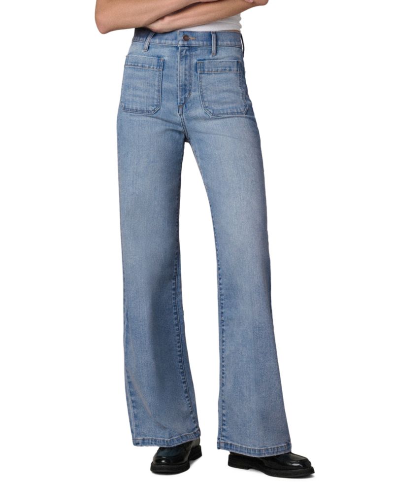 Women's The Mia Patch Pocket High-Rise Wide Jeans
