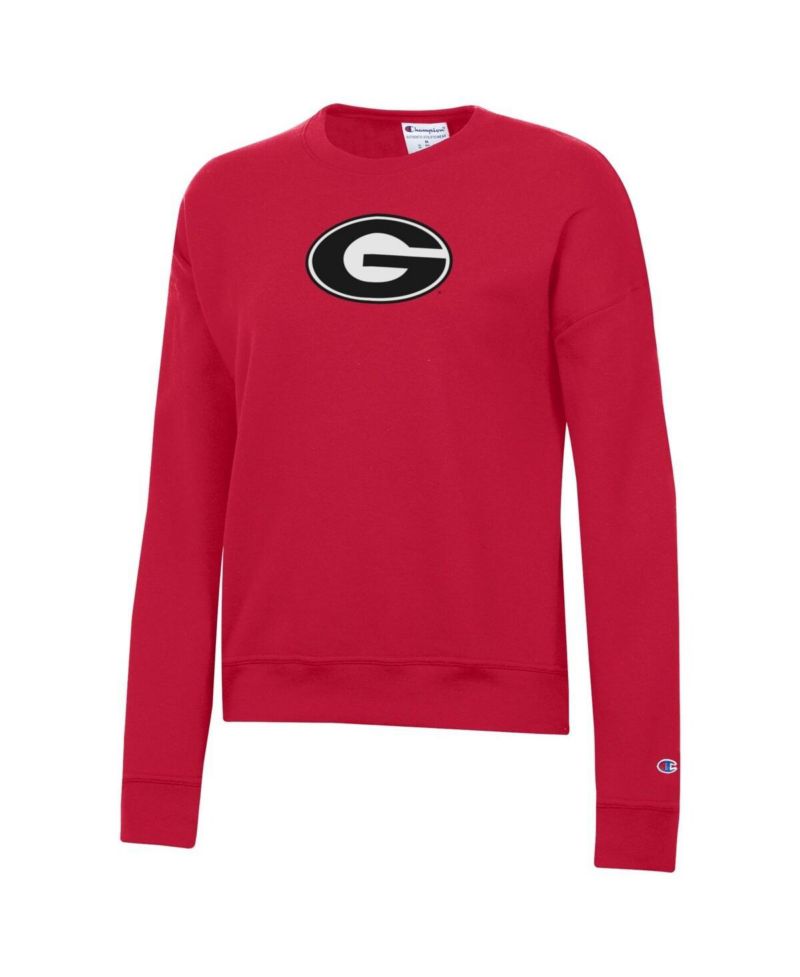 Women's Red Georgia Bulldogs Powerblend Sweatshirt