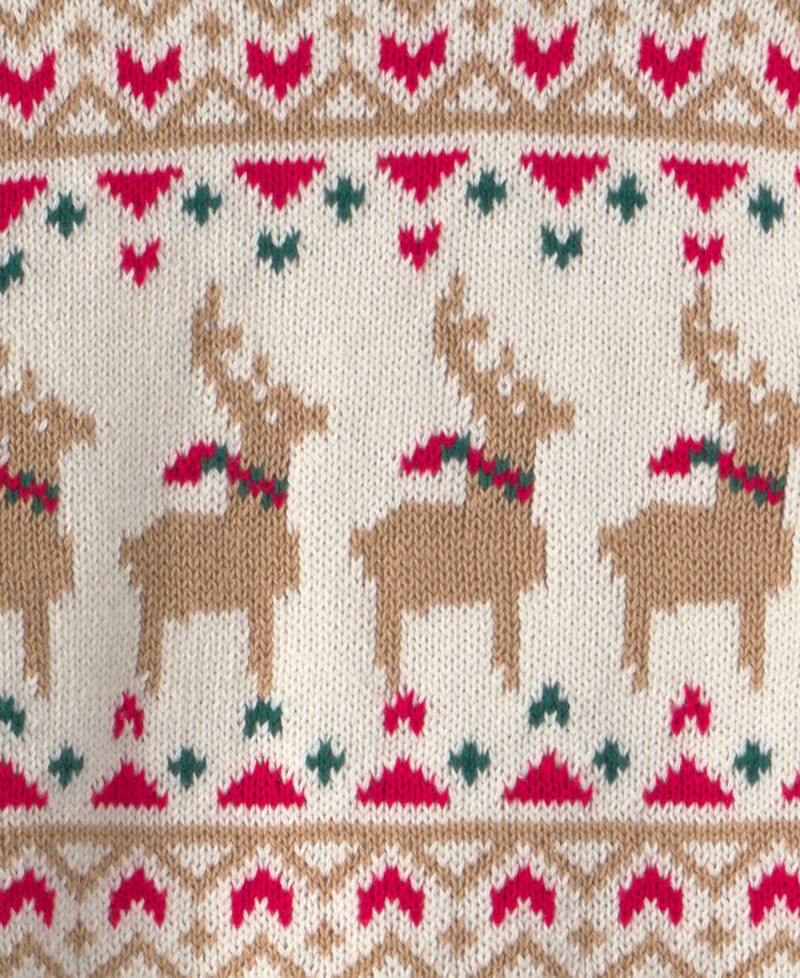 Baby Girls' Reindeer Fair Isle Top and Pants, 2-Piece Set
