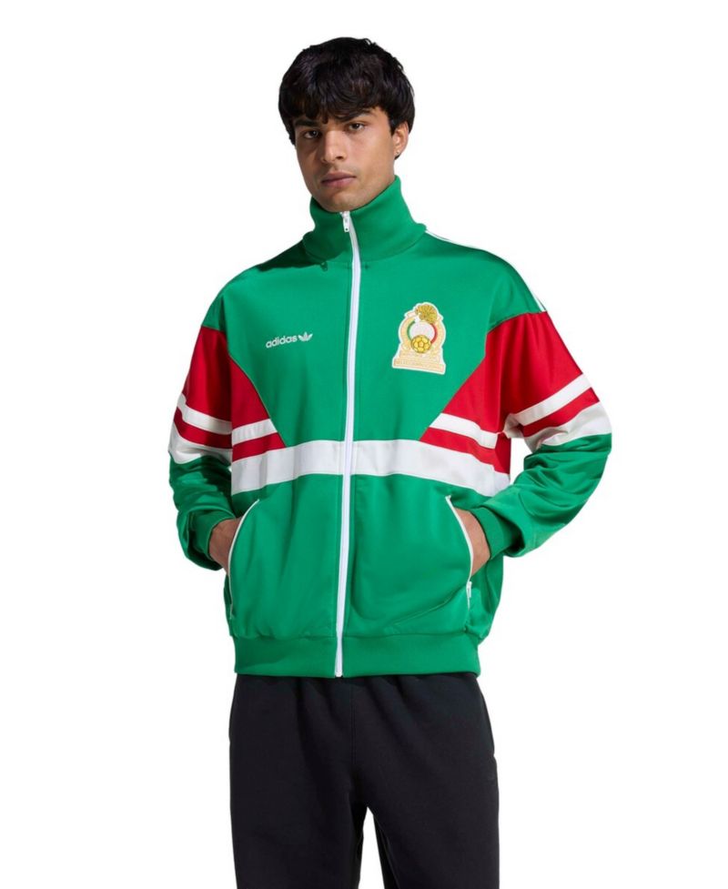 Men's Green Mexico National Team 1986 Bringback Full-Zip Track Jacket